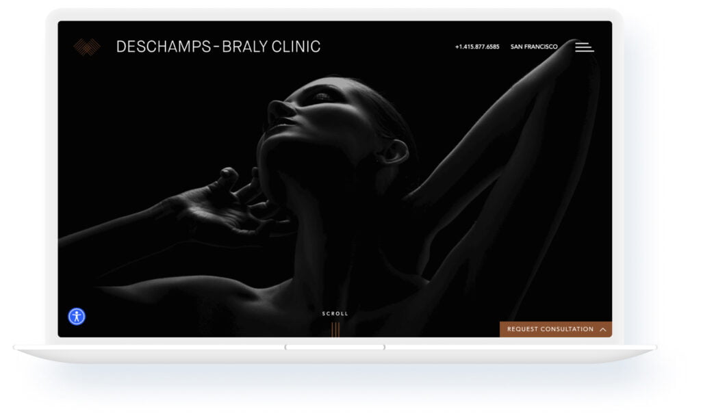 deshamps-braly website design