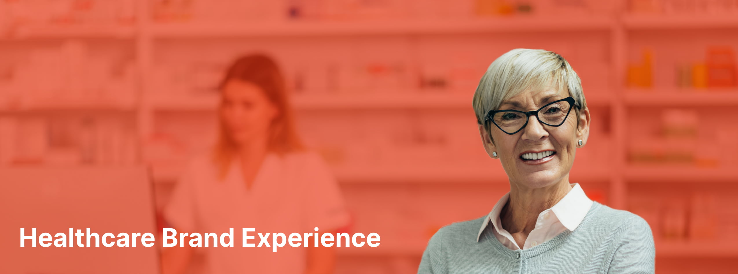 happy woman at pharmacy displaying positive healthcare brand  experience