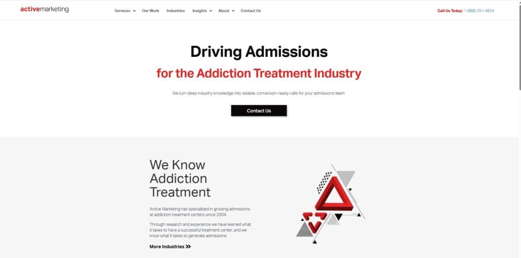 Active marketing logo