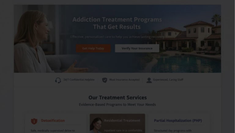 rehab location pages example