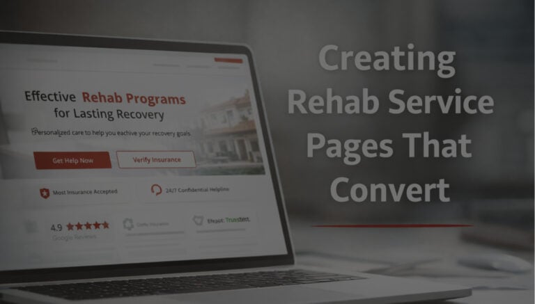 rehab service pages