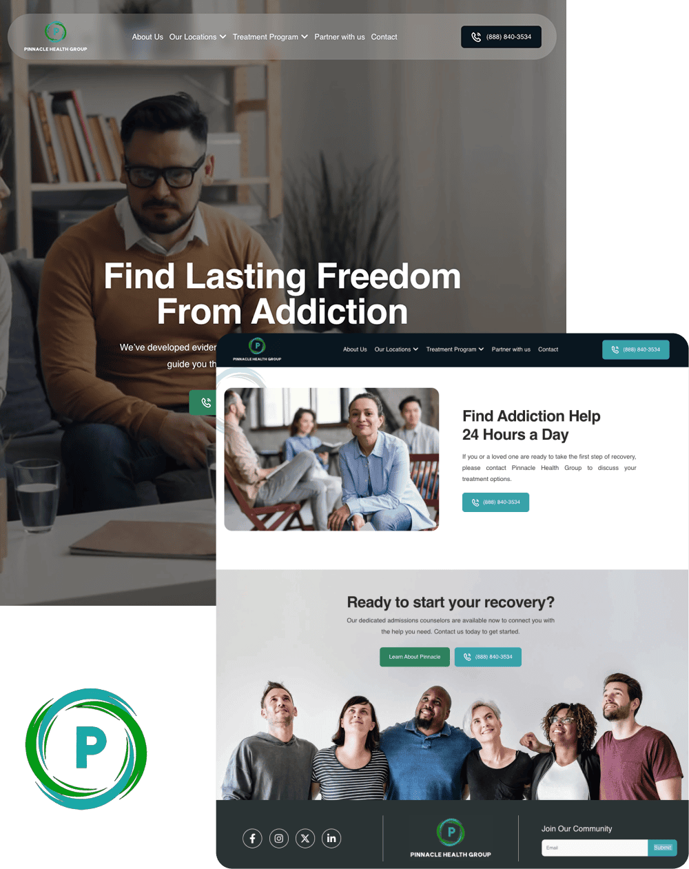 Pinnacle Health Group Website