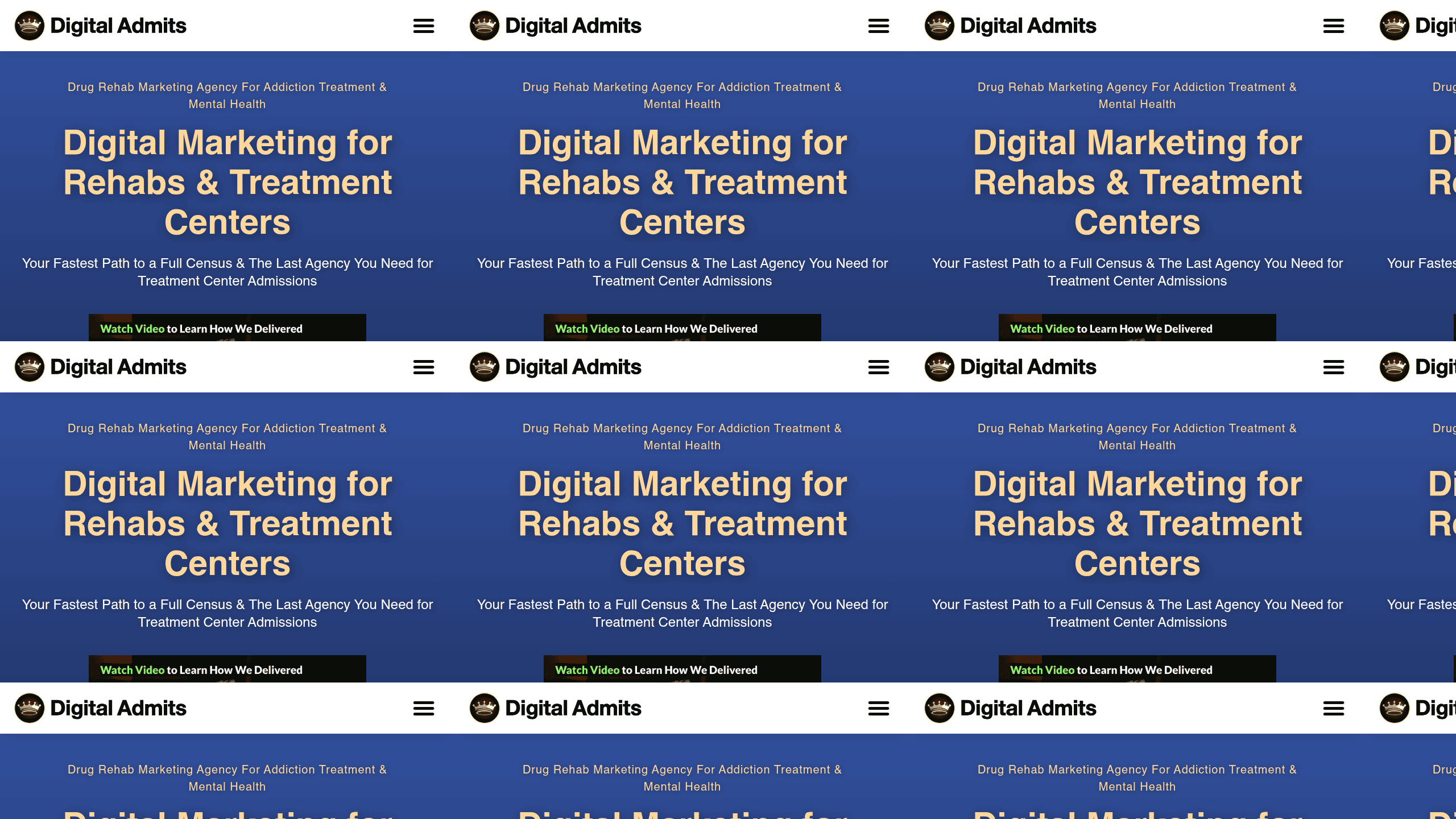digital admits website
