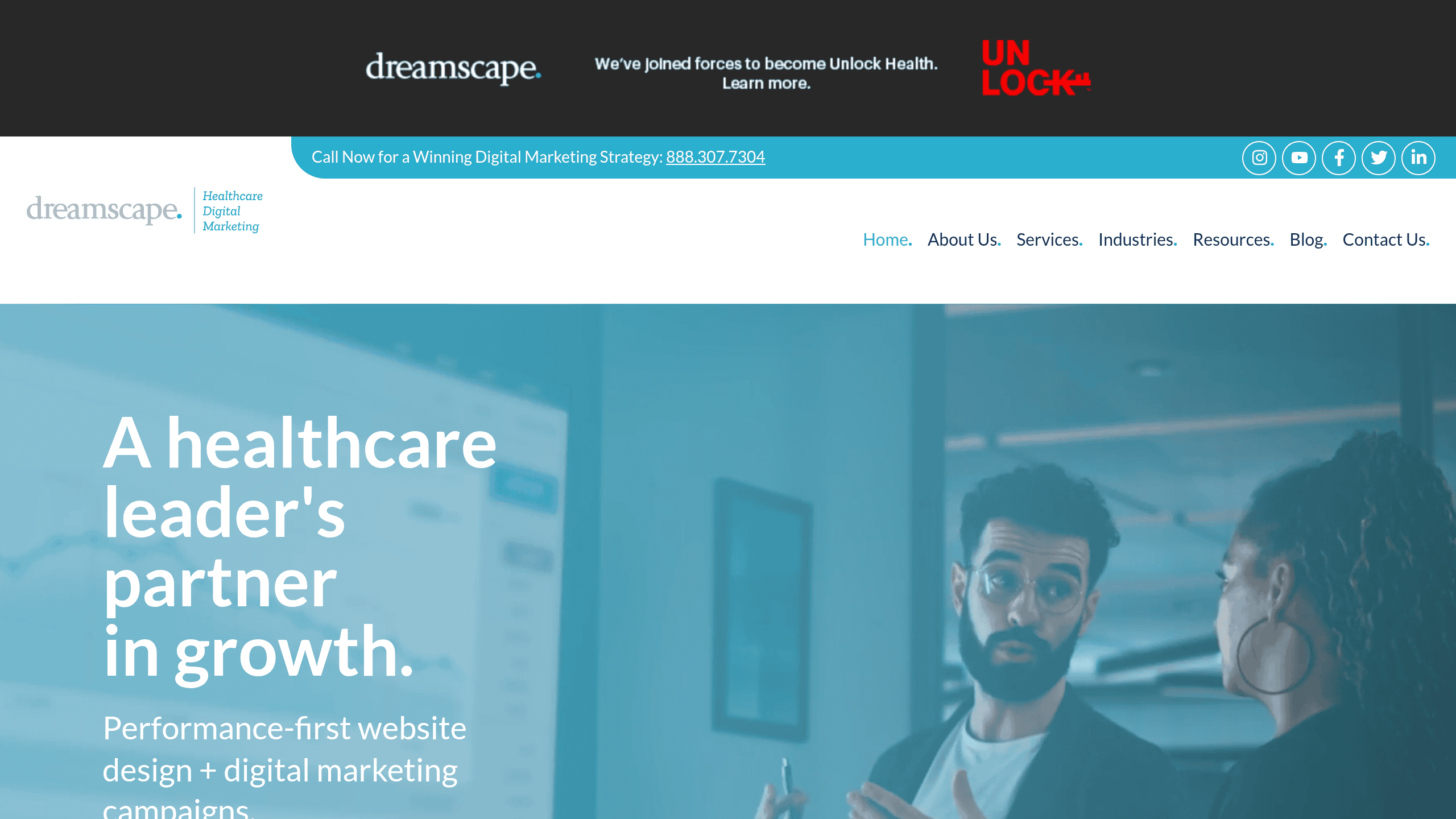 dreamscape marketing website