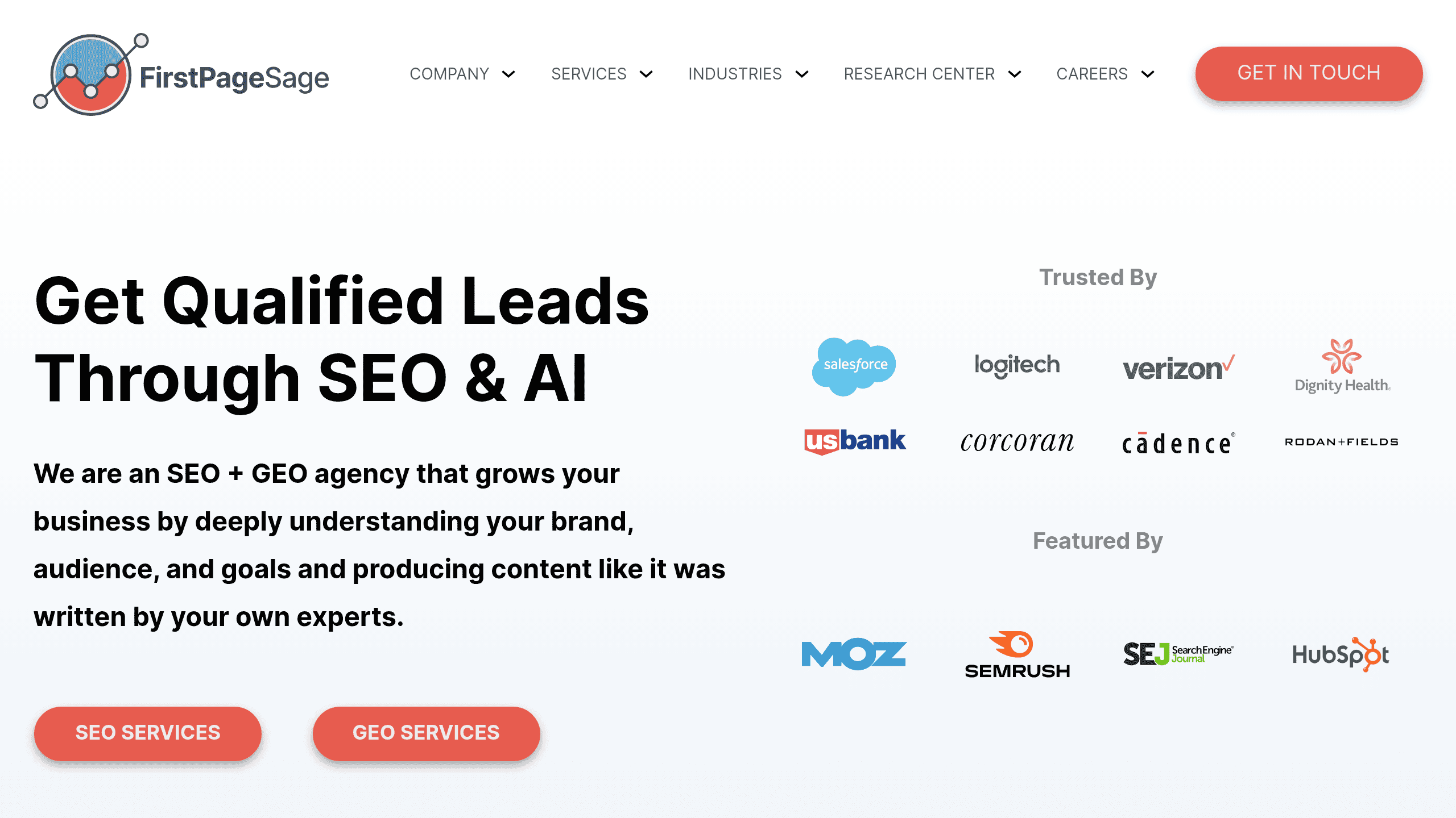 first page sage website
