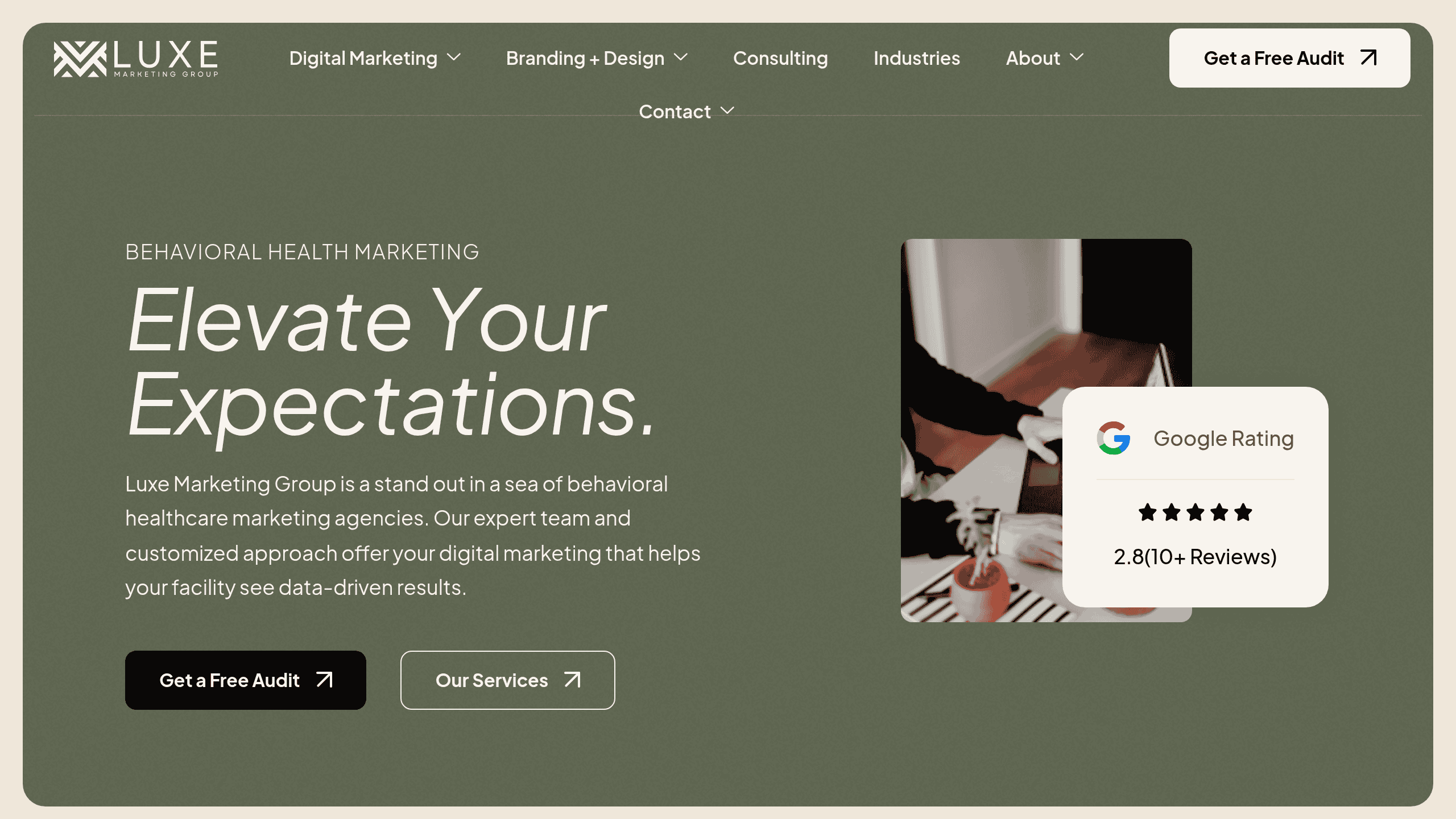 luxe marketing group website