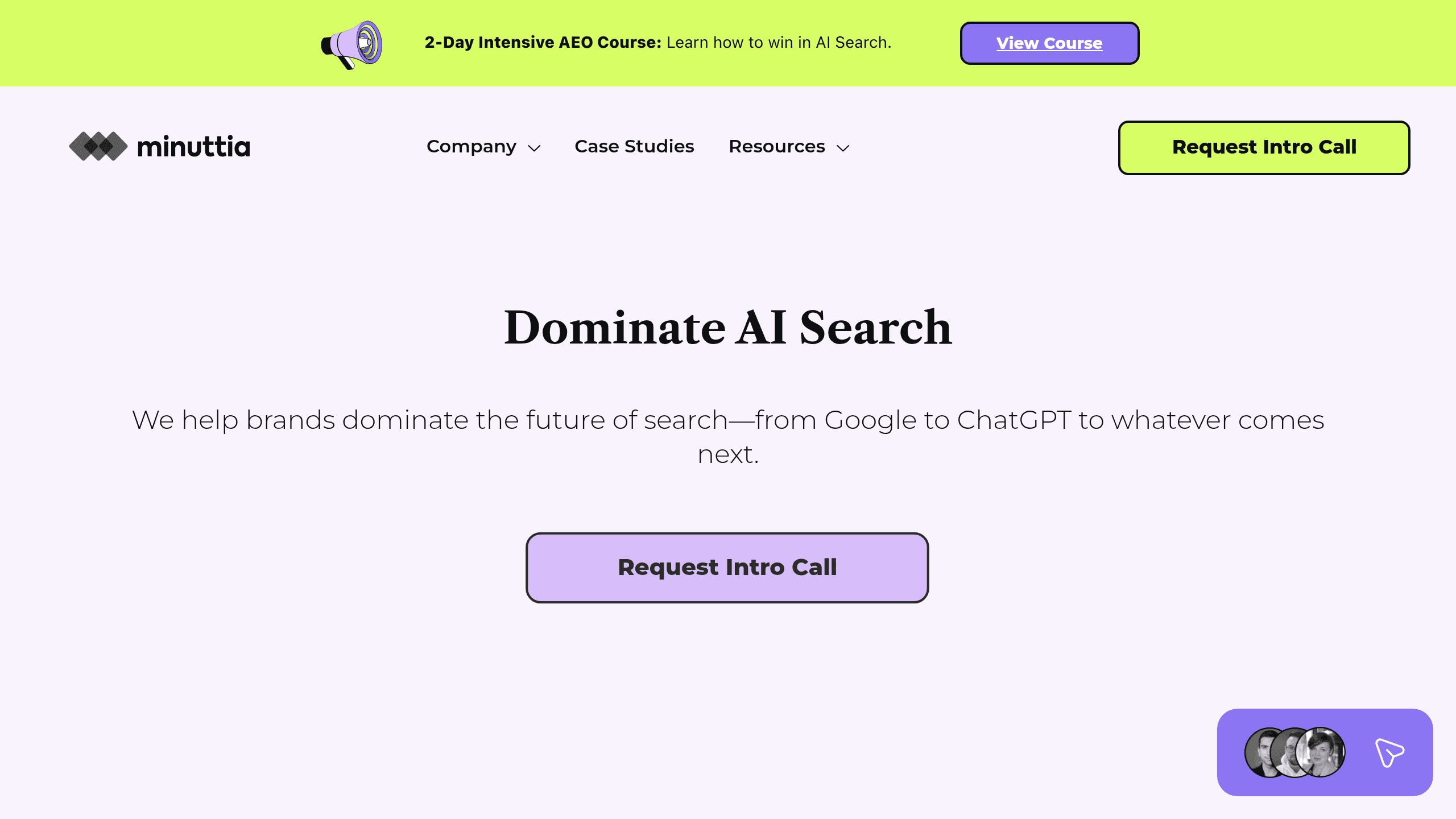 minuttia website