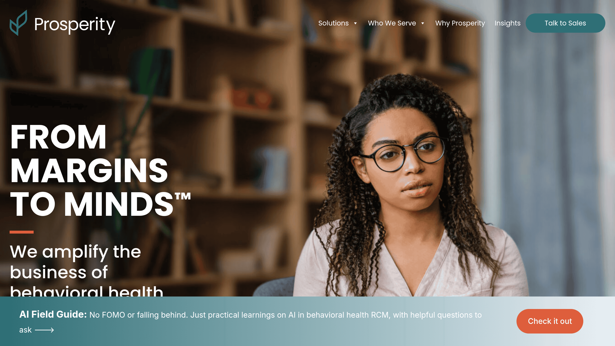 Homepage screenshot of Prosperity Health BH. Based in US. Prosperity Health BH is a paid social specialist for addiction treatment.