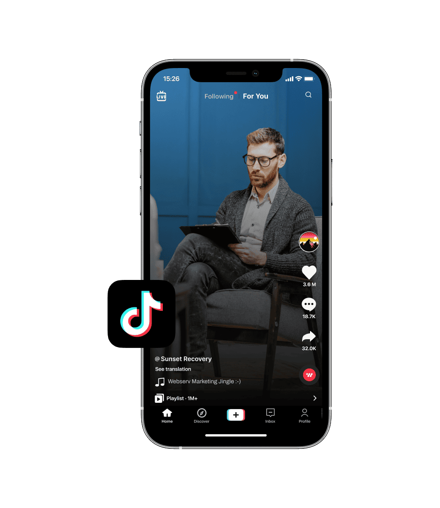 tiktok ad example for a rehab