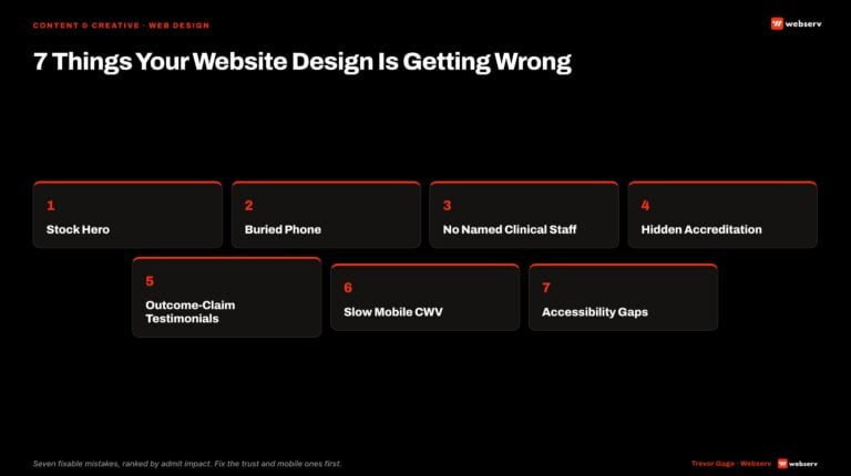7 things your website design is getting wrong