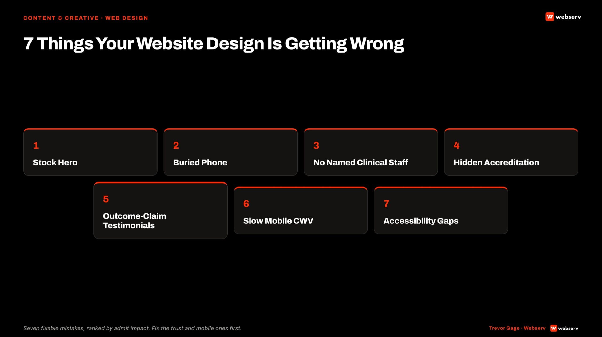 7 things your website design is getting wrong
